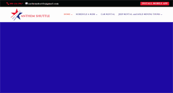 Desktop Screenshot of anthemshuttle.com